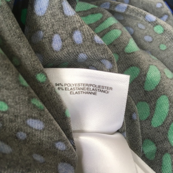 Sold🔥Anne Klein Multicolored Geometric Wrap Dress - Picture 7 of 7